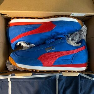NWB Men’s Pums Easy Rider Vintage in Blue and Red size 10.5